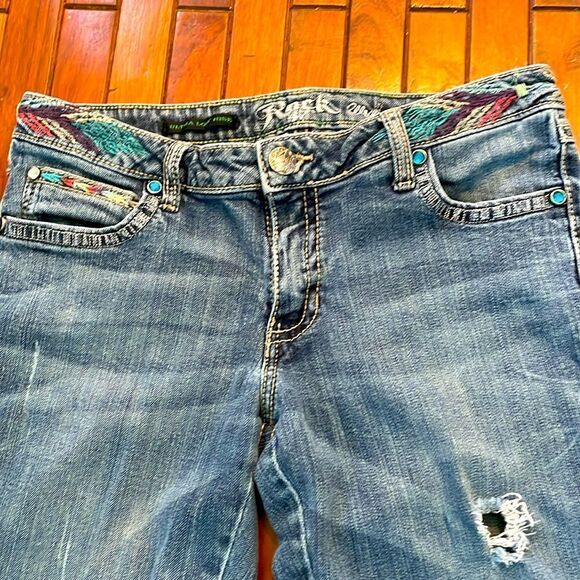 Rock by Wranger Jeans Women's Size 7X34 - Picture 4 of 8